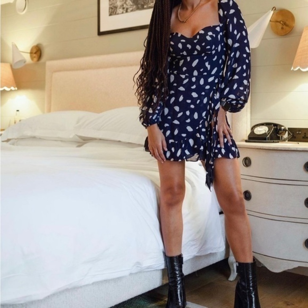 Reformation Cammi Dress Splatter